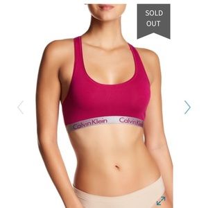 NWT Calvin Klein radiant racerback bralette